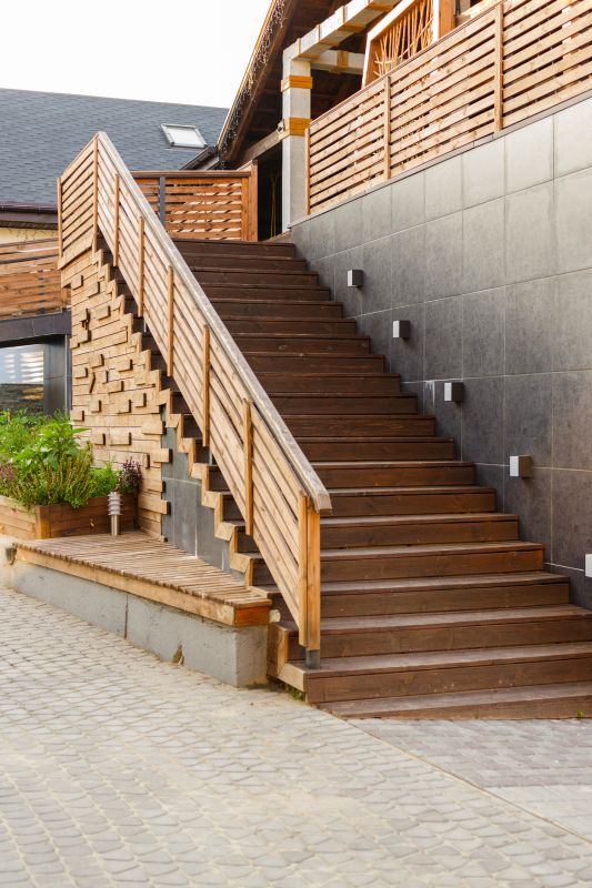 Custom Stairs Installation detail