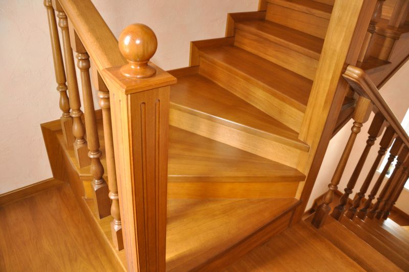 Oak Stairs Installation detail
