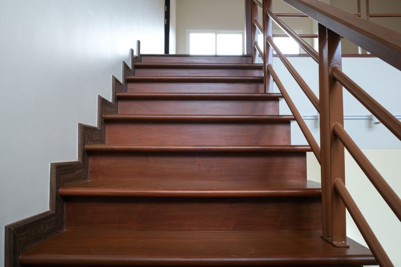 Mahogany Stairs Installation
