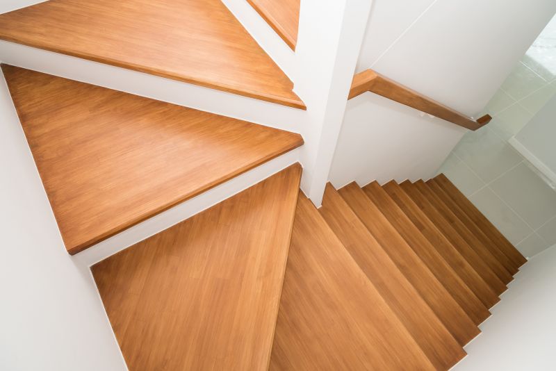 Mahogany Stairs Installation