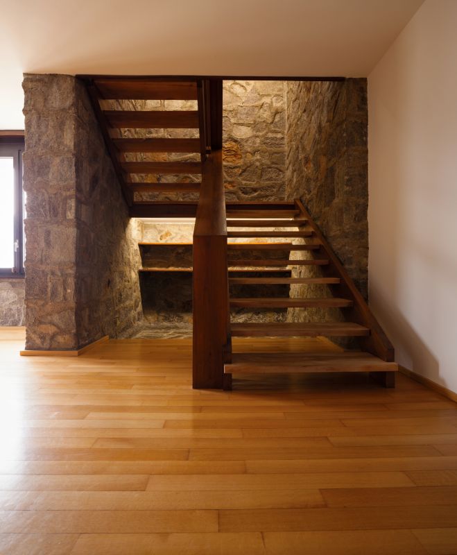 Solid Wood Stairs Installation