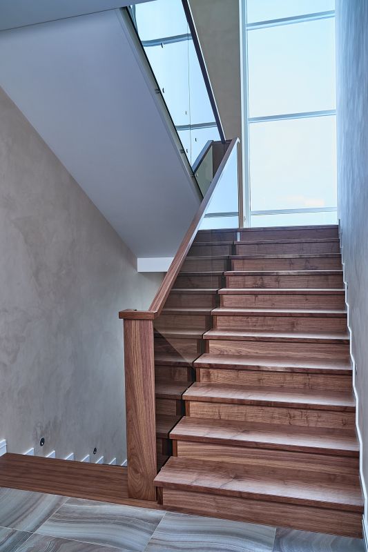 Walnut Staircase Installation