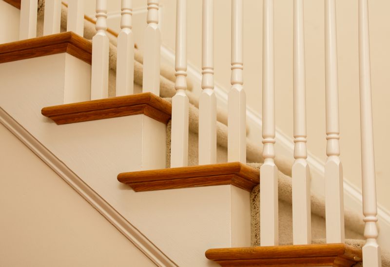 Wood Stair Edging Installation