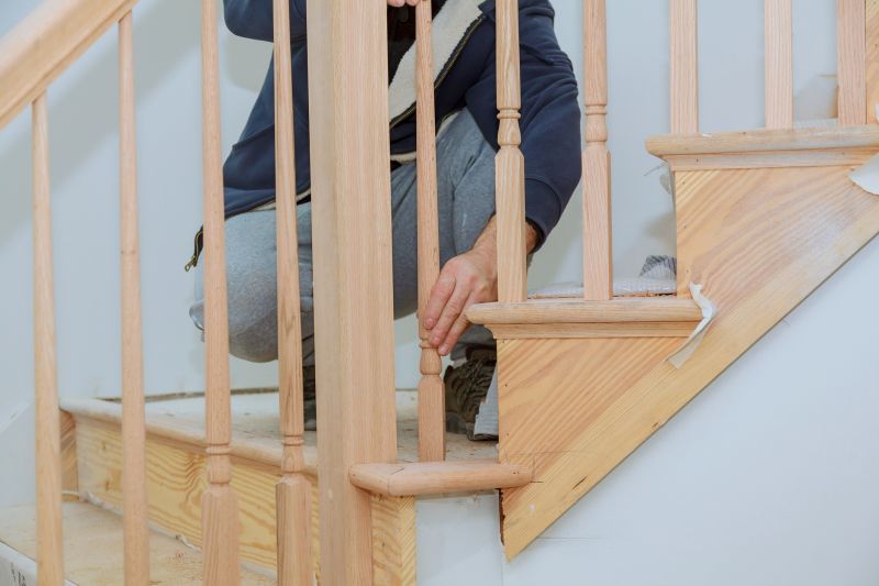Wood Stair Edging Installation
