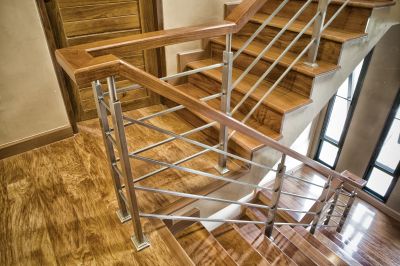 Staircase with Custom Railings