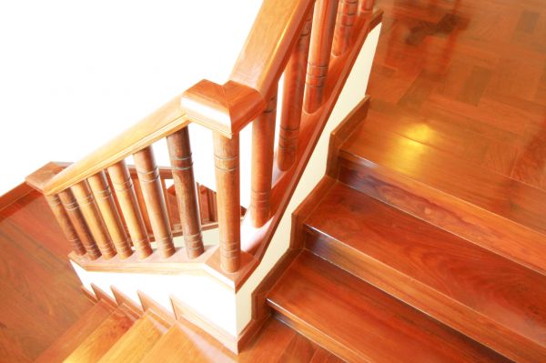 Wood Stair Railing Repair in Alexandria