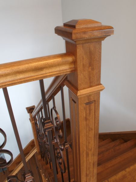 Newel Post Replacement in Alexandria